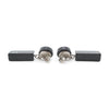 Chanel CC Logo Bicolor Pendant Earrings secondhand
