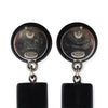 Chanel CC Logo Bicolor Pendant Earrings secondhand