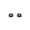 Chanel CC Logo Bicolor Pendant Earrings secondhand