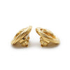 Chanel Coco Mark Round Clip Earrings GP secondhand