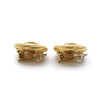 Chanel Coco Mark Round Clip Earrings GP secondhand