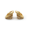 Chanel Coco Mark Round Clip Earrings GP secondhand