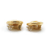 Chanel Coco Mark Round Clip Earrings GP secondhand