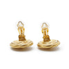 Chanel Coco Mark Round Clip Earrings GP secondhand
