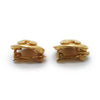 Chanel CC Logo Round Clip-On Earrings GP secondhand