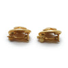 Chanel CC Logo Round Clip-On Earrings GP secondhand