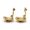 Chanel CC Logo Round Clip-On Earrings GP secondhand