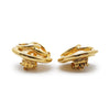 Chanel CC Logo Round Clip-On Earrings GP secondhand