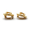 Chanel CC Logo Round Clip-On Earrings GP secondhand