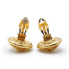 Chanel CC Logo Round Clip-On Earrings GP secondhand