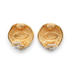 Chanel Lion Button Clip-On Earrings GP secondhand