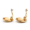 Chanel Lion Button Clip-On Earrings GP secondhand