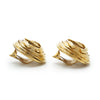 Chanel CC Logo Round Clip-On Earrings GP secondhand