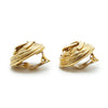 Chanel CC Logo Round Clip-On Earrings GP secondhand