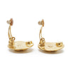 Chanel CC Logo Round Clip-On Earrings GP secondhand