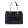 Dior Large Patent Cannage Lady Dior Soft Shopping Tote Secondhand