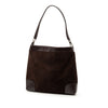 Gucci Suede Web Shoulder Bag Secondhand