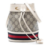 Gucci Mini GG Supreme Web Ophidia Bucket Bag Secondhand