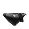 Prada Leather Triangle Crossbody Secondhand