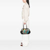 Prada Printed Canvas Venezia Shoulder Bag Secondhand