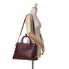 Burberry Medium Leather and House Check Banner Satchel Secondhand