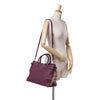 Burberry Medium Leather and House Check Banner Satchel Secondhand