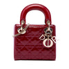 Dior Mini Patent Cannage Lady Dior Secondhand