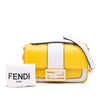 Fendi Mini Bicolor Nappa Apolo Chain Baguette Shoulder Bag Secondhand