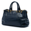 Prada Soft Calf Double Zip Convertible Tote Secondhand