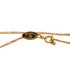Chanel CC Gold Plated Strass Pendant Necklace Secondhand