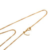 Chanel CC Gold Plated Strass Pendant Necklace Secondhand
