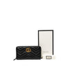 Gucci GG Marmont Matelasse Calfskin Zip Around Wallet Secondhand