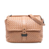 Bottega Veneta Nappa Intrecciato Double Sided Flap Shoulder Bag Secondhand