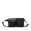 Gucci GG Canvas Double Pocket Belt Bag Secondhand
