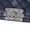 Chanel Paris Dallas Small Quilted Distressed Calfskin Studded Boy Flap Secondhand
