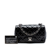 Chanel Mini Rectangular Classic Patent Single Flap Secondhand