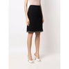 Secondhand Chanel Black Wool Midi Skirt - 2000s