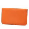 Hermès Clemence Dogon Duo Wallet GM Secondhand