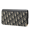 Dior Oblique Jacquard and Calfskin Miss Caro Pouch with Chain Secondhand