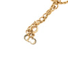 Secondhand Dior Gold Plated Strass CD Logo Oval Pendant Necklace