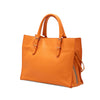 Balenciaga Mini Leather Papier A4 Zip Around Satchel Secondhand
