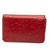 Chanel CC Embossed Lambskin Camellia Wallet On Chain Secondhand
