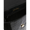Yves Saint Laurent Black Crocodile Leather Bag - '70s Second hand