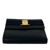 Ferragamo Embossed Leather Vara Trifold Wallet Secondhand
