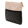 Chanel Medium Quilted Lambskin and Calfskin Pearl O Case Clutch Secondhand
