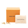 Louis Vuitton Gold Plated Strass LV In The Sky Push Back Earrings Secondhand