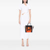 Celine Micro Tricolor Leather Luggage Tote Secondhand
