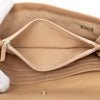 Chanel CC Quilted Caviar Gusset Flap Long Wallet Secondhand