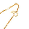 Chanel CC Gold Plated Sunburst Medallion Pendant Necklace Secondhand