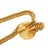 Chanel Gold Plated 31 Rue Cambon Paris Medallion Chain Belt Secondhand